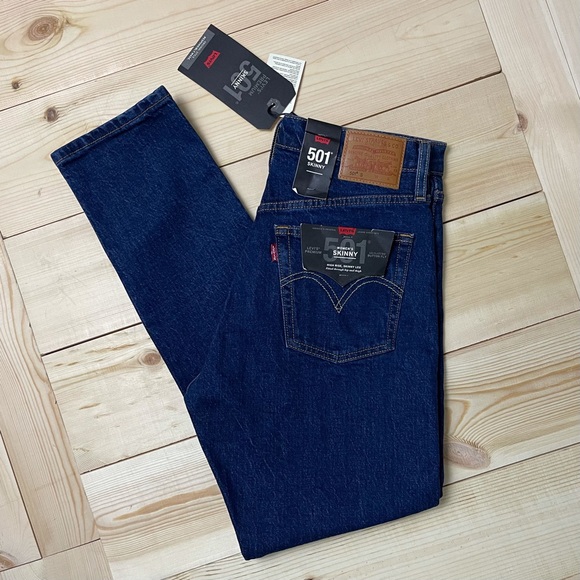 Levi’s 501 Skinny Jean Ultra High Rise Life’s Work - Picture 5 of 16